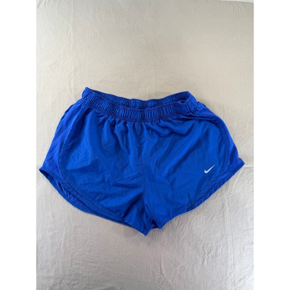 Nike Dri-FIT Running Shorts Women's Athletic Gym Activewear Blue - Picture 1 of 3